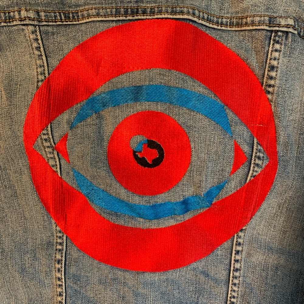 Levi's Light Blue Denim Embroidered Jacket for Women or Men - Picture 3 of 4